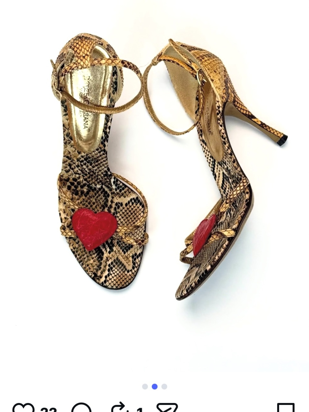 Dolce & Gabbana SS2005 Python Runway Sexy Sandal - Picture 3 of 11